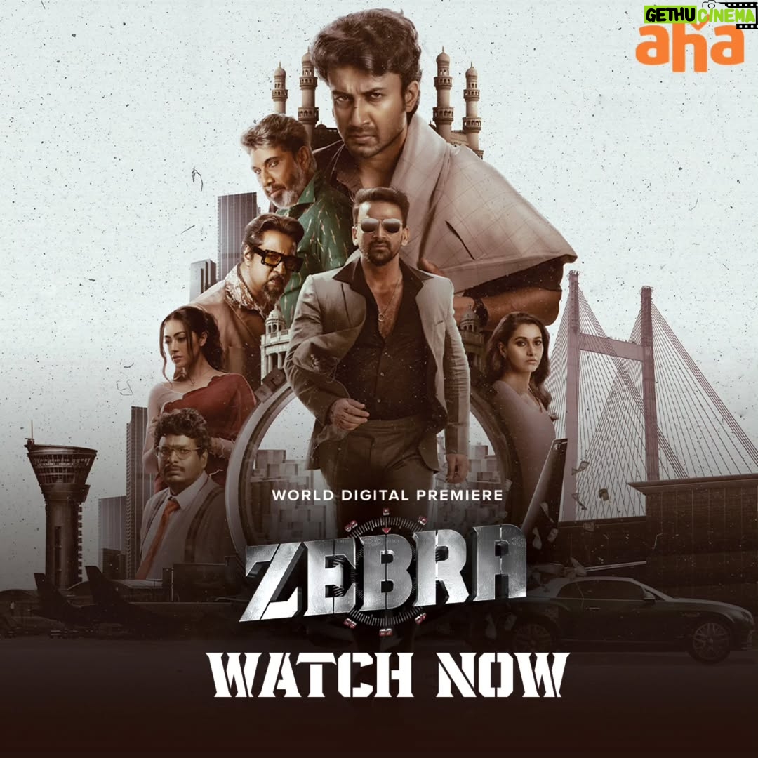 Jeniffer Piccinato - 3.2K Likes - Will luck favor the brave? 🤔
Watch #Zebra streaming now on aha!
@actorsatyadev @dhananjaya_ka @priyabhavanishankar @suniltollywood @jenifferpiccinato @ravinmakhija @amrutha_iyengar