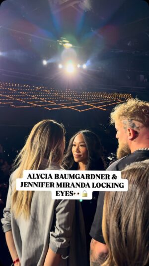 Jennifer Miranda Instagram - Alycia Baumgardner and Jennifer Miranda face off😳

Who y’all got🤔⬇️

__
#TaylorSerrano
Friday, July 11th
Madison Square Garden - NY
Live on @netflix