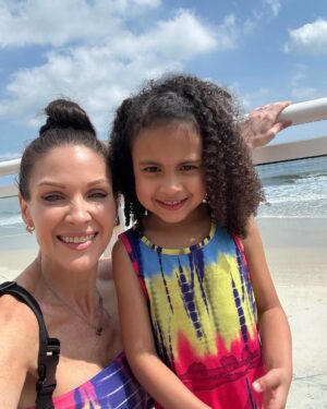 Jillian Faye Hall Instagram - Took baby girl on her 5th birthday trip! It was magical!! 💜💜💜 #birthdaytrip #disneyworld #seaworld #beachday #roadtrip