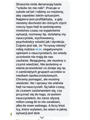 Joanna Koroniewska Instagram - Podobno dzięki @maciej_dowbor miałam serial “M jak miłość”. Teraz dzięki @dotindotin @zrobmysobiedom.tvn.🤦‍♀️🤦‍♀️🫣
Zastanawiam się jeszcze co dala mi @katarzyna_dowbor_official … Wiem. Załatwiła mi studia na Łódzkiej Filmówce. 🤦‍♀️
To,że ludzie i ich agresja i wymysły nie przestali mnie zadziwiać to jedno. Ale to ile załamanych rodziców pisze do mnie, że ma dość… To mnie totalnie załamuje..
Mają dość świata, w którym młody i bardziej wrażliwy człowiek nie ma już prawa żyć. Bo zmieniły się czasy. Bo trzeba być w grupach ludzi, którzy sieją nienawiścią. Wciąż do kogoś innego. Bo najważniejsze  to mieć na kim się wyżyć. 
Specjalnie dla Was i dla siebie spotkam się z Kobietą, którą naprawdę trzeba było namawiać na spotkanie. Spotkam  się z @kinga_szostko . Kobietą, która walczy z cyfrową przemocą, pomaga, monitoruje najciemniejsze media… Już 8 maja zrobimy live’a! Koniecznie zadawajcie nam pytania! Jeśli jeszcze nie znacie tej turbo kobiety zapraszam na jej profil. 

Nie ma tam żadnego mydlenia oczu. Jest prawda. O zwyrodnialcach dorosłych . o zwyrodnialcach dzieciach. I o cyberprzemocy. Jesteśmy w internecie. Wrzucając dzisiejsze stories wręcz zalaliście mnie kolejnymi historiami z ostatnich dni. Piękna 13 latka.. odeszła po cichu… Młody wrażliwy nastolatek Filip.. Czytając przemowę jego mamy na pogrzebie… Publikuję Wam ją tutaj… Cisną się łzy i zaciskają pięści.. Kolejna dziewczynka tym razem w Holandii. 💔💔💔
Musimy coś z tym zrobić. Na początek porozmawiamy o tym jak wyglądają takie treści w Internecie. Gdzie je młodzi ludzie znajdują. Jak do nich przemawiać. Ale też czego się spodziewać. Internet to poniekąd moja praca a ja sama jestem w szoku jak nadal niewiele wiem. I już na sam koniec. 

Hejt, który dziś zaprezentowałam jednak i mnie zabolał. Zwłaszcza ostanie zdanie. Że moje “idealne” małżeństwo to fikcja. Dlaczego zabolał? Bo te bzdury potem powielane są w mediach i czytają TE wypociny moje dzieci. Czy plotkarskie kanały też nie są współwinne?!!? Wyrażanie opinii to już nie jest tylko opinia a często przemoc. A ja nie spocznę póki czegoś z tym nie zrobię. Przysięgam Wam! W imię Naszych dzieci!!! Nie zostawię tego! I ogromnie proszę Was o wsparcie!🫶💔