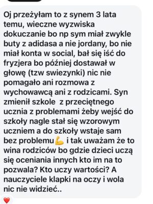 Joanna Koroniewska Instagram - Podobno dzięki @maciej_dowbor miałam serial “M jak miłość”. Teraz dzięki @dotindotin @zrobmysobiedom.tvn.🤦‍♀️🤦‍♀️🫣
Zastanawiam się jeszcze co dala mi @katarzyna_dowbor_official … Wiem. Załatwiła mi studia na Łódzkiej Filmówce. 🤦‍♀️
To,że ludzie i ich agresja i wymysły nie przestali mnie zadziwiać to jedno. Ale to ile załamanych rodziców pisze do mnie, że ma dość… To mnie totalnie załamuje..
Mają dość świata, w którym młody i bardziej wrażliwy człowiek nie ma już prawa żyć. Bo zmieniły się czasy. Bo trzeba być w grupach ludzi, którzy sieją nienawiścią. Wciąż do kogoś innego. Bo najważniejsze  to mieć na kim się wyżyć. 
Specjalnie dla Was i dla siebie spotkam się z Kobietą, którą naprawdę trzeba było namawiać na spotkanie. Spotkam  się z @kinga_szostko . Kobietą, która walczy z cyfrową przemocą, pomaga, monitoruje najciemniejsze media… Już 8 maja zrobimy live’a! Koniecznie zadawajcie nam pytania! Jeśli jeszcze nie znacie tej turbo kobiety zapraszam na jej profil. 

Nie ma tam żadnego mydlenia oczu. Jest prawda. O zwyrodnialcach dorosłych . o zwyrodnialcach dzieciach. I o cyberprzemocy. Jesteśmy w internecie. Wrzucając dzisiejsze stories wręcz zalaliście mnie kolejnymi historiami z ostatnich dni. Piękna 13 latka.. odeszła po cichu… Młody wrażliwy nastolatek Filip.. Czytając przemowę jego mamy na pogrzebie… Publikuję Wam ją tutaj… Cisną się łzy i zaciskają pięści.. Kolejna dziewczynka tym razem w Holandii. 💔💔💔
Musimy coś z tym zrobić. Na początek porozmawiamy o tym jak wyglądają takie treści w Internecie. Gdzie je młodzi ludzie znajdują. Jak do nich przemawiać. Ale też czego się spodziewać. Internet to poniekąd moja praca a ja sama jestem w szoku jak nadal niewiele wiem. I już na sam koniec. 

Hejt, który dziś zaprezentowałam jednak i mnie zabolał. Zwłaszcza ostanie zdanie. Że moje “idealne” małżeństwo to fikcja. Dlaczego zabolał? Bo te bzdury potem powielane są w mediach i czytają TE wypociny moje dzieci. Czy plotkarskie kanały też nie są współwinne?!!? Wyrażanie opinii to już nie jest tylko opinia a często przemoc. A ja nie spocznę póki czegoś z tym nie zrobię. Przysięgam Wam! W imię Naszych dzieci!!! Nie zostawię tego! I ogromnie proszę Was o wsparcie!🫶💔