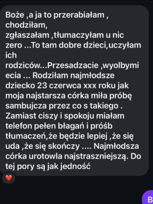Joanna Koroniewska Instagram - Podobno dzięki @maciej_dowbor miałam serial “M jak miłość”. Teraz dzięki @dotindotin @zrobmysobiedom.tvn.🤦‍♀️🤦‍♀️🫣
Zastanawiam się jeszcze co dala mi @katarzyna_dowbor_official … Wiem. Załatwiła mi studia na Łódzkiej Filmówce. 🤦‍♀️
To,że ludzie i ich agresja i wymysły nie przestali mnie zadziwiać to jedno. Ale to ile załamanych rodziców pisze do mnie, że ma dość… To mnie totalnie załamuje..
Mają dość świata, w którym młody i bardziej wrażliwy człowiek nie ma już prawa żyć. Bo zmieniły się czasy. Bo trzeba być w grupach ludzi, którzy sieją nienawiścią. Wciąż do kogoś innego. Bo najważniejsze  to mieć na kim się wyżyć. 
Specjalnie dla Was i dla siebie spotkam się z Kobietą, którą naprawdę trzeba było namawiać na spotkanie. Spotkam  się z @kinga_szostko . Kobietą, która walczy z cyfrową przemocą, pomaga, monitoruje najciemniejsze media… Już 8 maja zrobimy live’a! Koniecznie zadawajcie nam pytania! Jeśli jeszcze nie znacie tej turbo kobiety zapraszam na jej profil. 

Nie ma tam żadnego mydlenia oczu. Jest prawda. O zwyrodnialcach dorosłych . o zwyrodnialcach dzieciach. I o cyberprzemocy. Jesteśmy w internecie. Wrzucając dzisiejsze stories wręcz zalaliście mnie kolejnymi historiami z ostatnich dni. Piękna 13 latka.. odeszła po cichu… Młody wrażliwy nastolatek Filip.. Czytając przemowę jego mamy na pogrzebie… Publikuję Wam ją tutaj… Cisną się łzy i zaciskają pięści.. Kolejna dziewczynka tym razem w Holandii. 💔💔💔
Musimy coś z tym zrobić. Na początek porozmawiamy o tym jak wyglądają takie treści w Internecie. Gdzie je młodzi ludzie znajdują. Jak do nich przemawiać. Ale też czego się spodziewać. Internet to poniekąd moja praca a ja sama jestem w szoku jak nadal niewiele wiem. I już na sam koniec. 

Hejt, który dziś zaprezentowałam jednak i mnie zabolał. Zwłaszcza ostanie zdanie. Że moje “idealne” małżeństwo to fikcja. Dlaczego zabolał? Bo te bzdury potem powielane są w mediach i czytają TE wypociny moje dzieci. Czy plotkarskie kanały też nie są współwinne?!!? Wyrażanie opinii to już nie jest tylko opinia a często przemoc. A ja nie spocznę póki czegoś z tym nie zrobię. Przysięgam Wam! W imię Naszych dzieci!!! Nie zostawię tego! I ogromnie proszę Was o wsparcie!🫶💔