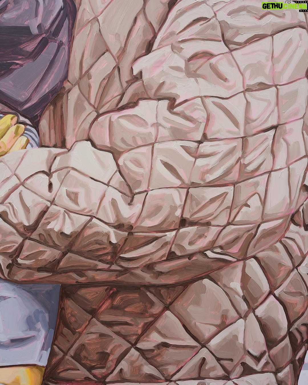 Jordan Casteel - 3.6K Likes - 💓💓💓 LONDON 💓💓💓 check it 👀 — I’ll be presenting three new works from April 9 - June 8, 2025 at @thaddaeusropac London in the Ely Room — this work, “Elizabeth and Roman II” has been a long time coming. Not only have I been lucky enough to be apart of Roman’s village, but his parents Elizabeth and Adam have become apart of ours. 

This painting shows the spring blooms breaking through the remnants of a long winter — A feeling that in this moment feels so deeply and personally needed — a reminder of the changing of seasons and the power of new growth. 🌱