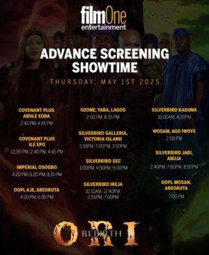 Jumoke Odetola Instagram - Today, history meets the big screen.
A standing ovation to the legendary @authenticmuy as the  masterpiece ORI premieres in cinemas today!
Your vision, creativity, and legacy continue to inspire generations.
May this film break boundaries, touch hearts, and shine beyond expectations
Congratulations sir @authenticmuy