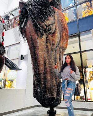 Jyothi Krishna Instagram - 🐎

art #horse #in #dubai #mydubai #picoftheday #jyothikrishna #malayalamcinema #actress