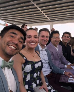 Kara Lindsay Instagram - My Tommy is married! 
Joseph and Thomas est 04-19-2025 🩷

The most epic, joyous, delicious, gorgeous, thoughtful wedding I’ve ever witnessed. I love you both! 
@tommybracco 
@joeymacli