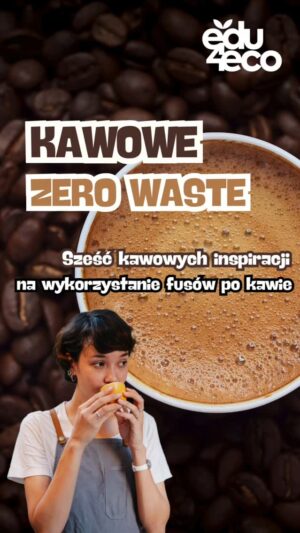 Katarzyna Bujakiewicz Instagram - Codziennie na świecie wypija się aż 2 miliardy filżanek kawy ☕️ - robi wrażenie, prawda? 🙃
Ale kawa to nie tylko smak i energia. 📣 Chcesz wiedzieć, jak wykorzystać ją w duchu zero waste? ♻️ Zajrzyj na edu4eco.pl 🌍🌈#edu4eco #ekologia #zerowaste #kawa