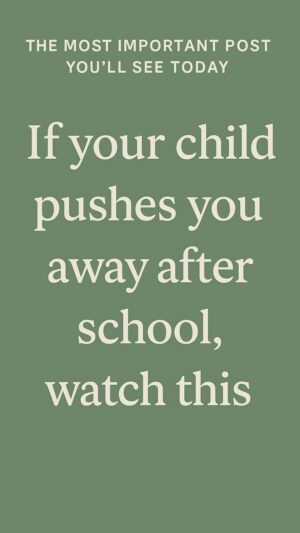 Kate Silverton Instagram - When your child gets grouchy / verbally defensive or ‘pushes’ you away after school, it can feel personal—but it’s not about you. It’s about everything they’ve been holding in all day. Getting curious instead of reactive opens the door to connection, not conflict. What if their push is really a cry for safety? Let’s talk about why this moment matters most

#ParentingWithConnection #AfterSchoolMeltdowns #GentleParenting #EmotionalSafety #ChildDevelopment #CuriousNotCritical #ThereIsNoSuchThingAsNaughty