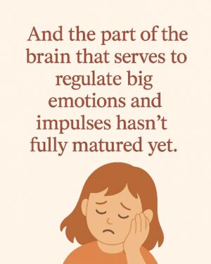 Kate Silverton Instagram - I’ve noticed the phrase “make good choices” being used more and more in schools and childcare settings.

But here’s the thing — that demand we make of a young child flies in the face of what we now know about brain development.

Young children (and many young people) are navigating the world with a brain that’s still developing.

So they don’t have a fully mature prefrontal cortex 

THIS is the part of the brain that helps us to make good choices! 

It helps us to problem-solve, regulate big feelings, have empathy, and consider the world from another’s perspective.

In my books, I find it helpful to visualise this part of the brain as a little owl — one that becomes a wise owl over time.

It is this part of the brain that helps us to ‘make good choices’, so, expecting that from a child whose brain isn’t developmentally mature?  We’re asking the impossible.

Yes, absolutely we want our children to behave appropriately and with empathy for others. 

But making good choices is a skill, not a switch.

Children cannot learn how to do it alone - they need our help and guidance - and that means understanding that they WILL make mistakes and having compassion for them when they do. 

If we want to nurture healthy brain development, it’s our job to teach our ‘ little owls ‘ how to fly.

And we do that, not by punishing children, or using the very behaviours we’re trying to extinguish ie hitting, isolating, shaming or blaming 

These are not OUR ‘best choices’ !

We must model the behaviours we want to see.

Compassion, curiosity, and connection —
Those are the tools that help our children grow.

That’s how we teach our little owls how to fly.

#NotNaughty #ChildDevelopment #TherapeuticParenting #ModellingMatters #WiseOwls #ParentingWithScience #CompassionNotControl #EarlyYearsMatter
#mentalhealthawareness #mentalhealthawarenessmonth