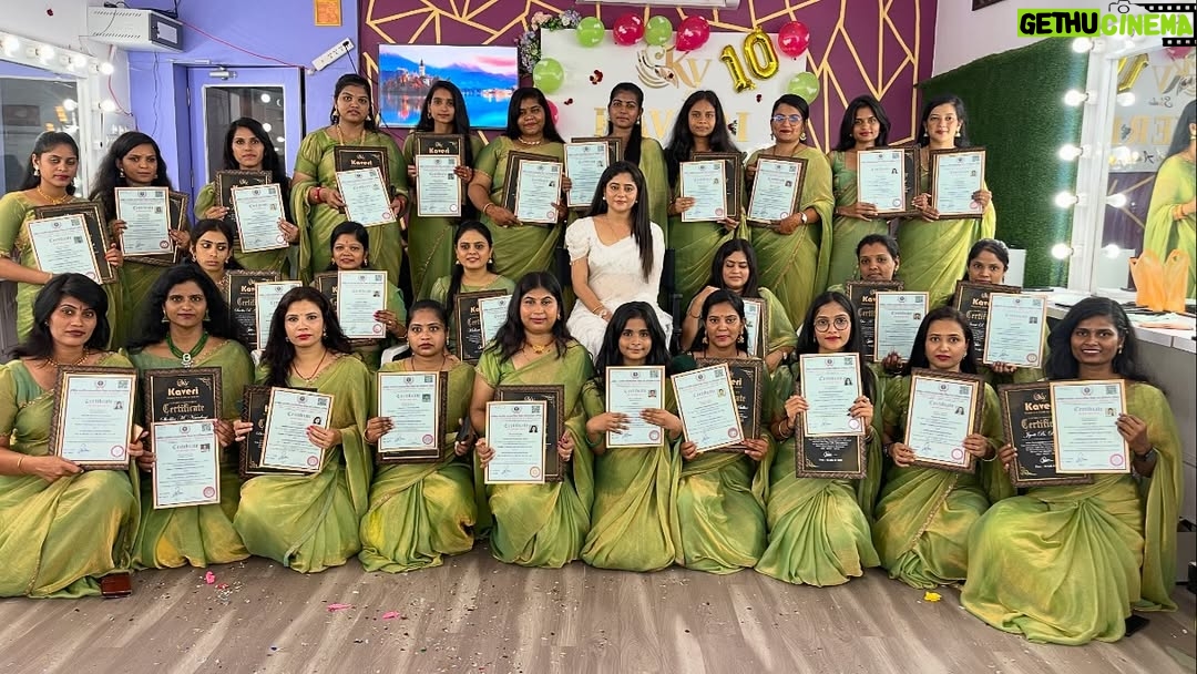 Kaveri Bagalkote - 1K Likes - Congratulations my dear students
All the very best 💐👍✨
#kaveribagalkote #makeupartist