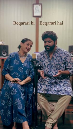 Kavita Seth Instagram - Celebrating 2 years of the filmfare award that I had received today (27th April) for Rangi Saari. Now it’s time for Khumaari from Kesari Chapter 2. 
Singing these beautiful lines with @seth_kanishk written by @irshadkamilofficial 
Big love to @azeemdayani @masabagupta @dharmamovies @akshaykumar @karanstyagi