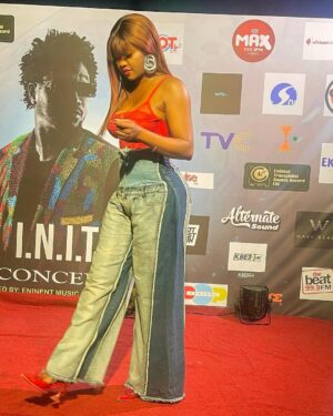 Kehinde Bankole Instagram - Yesterday, out to support @iamnasboi 🔥🔥🔥💫