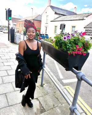Kehinde Bankole Instagram - BERWICK UPON TWEED. Positive confessions only.  Upward and onward 😍