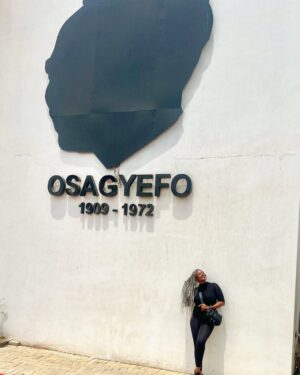 Kiki Omeili Instagram - Last slide is really chilling. 
You imagine how things were during the times of slavery. 
The “Door of no return” literally means that once you pass that door and get on the slave ships, you were leaving everything behind never to return. 
Chilling, Chilling stuff. 
The Osu Castle, which was initially a slave depot where slaves we’re kept in dungeons before being transported, later became the seat of government and many years later, in 2017, became a tourist attraction. It is featured on the 50 Cedis note. 

#OsuCastle
#KwameNkrumahMemorialPark
#Accra
#Ghana
#KikisWanderlust