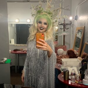 Kimberly Whalen Instagram - For your final gift @therealteamstarkid gives you…CINDERELLA’S CASTLE ON YOU TUBE!! It’s out at 4pmPT/7pmET today! ✨🏰

What an absolute joy it was working with these incredibly talented people and their puppets. Not to mention how rad it was to play the Fairy Queen of Sweet Dreams. 🤘The wig, the costume, the music, the lighting, the tree,the haze, the dancing trappings of freakin’ starlight. What an incredible experience! 

It’s truly a gift that we get to revisit Bog’s Hollow and the Lands that Are whenever we want to be reminded that there is light in the dark. ✨

DP @benjidelldp
Direction: @nicklanginsta
Writers: @nicklanginsta & @mattlanginsta 
Music: @jeffblim4ever 
Choreography: @slowpez8
Stage Managers: @paul.gvbriel & @julietnpark 
Music Director: @mattdahanmusic 
Producer: @becky_lynn1 
Lighting: @joeyguthman 
Costumes: @rebroccoliii 
Props: @thirdchildart 
Hair: @alejosebermudez 
Makeup: @gabrielavega.sfx
Rockstar Understudies: @mkwiles @riannyvasquez @allisonbeteta