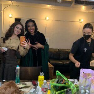Kimberly Whalen Instagram - For your final gift @therealteamstarkid gives you…CINDERELLA’S CASTLE ON YOU TUBE!! It’s out at 4pmPT/7pmET today! ✨🏰

What an absolute joy it was working with these incredibly talented people and their puppets. Not to mention how rad it was to play the Fairy Queen of Sweet Dreams. 🤘The wig, the costume, the music, the lighting, the tree,the haze, the dancing trappings of freakin’ starlight. What an incredible experience! 

It’s truly a gift that we get to revisit Bog’s Hollow and the Lands that Are whenever we want to be reminded that there is light in the dark. ✨

DP @benjidelldp
Direction: @nicklanginsta
Writers: @nicklanginsta & @mattlanginsta 
Music: @jeffblim4ever 
Choreography: @slowpez8
Stage Managers: @paul.gvbriel & @julietnpark 
Music Director: @mattdahanmusic 
Producer: @becky_lynn1 
Lighting: @joeyguthman 
Costumes: @rebroccoliii 
Props: @thirdchildart 
Hair: @alejosebermudez 
Makeup: @gabrielavega.sfx
Rockstar Understudies: @mkwiles @riannyvasquez @allisonbeteta
