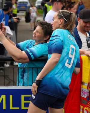 Kosovare Asllani Instagram - 1 game to go. EVERYTHING TO FIGHT FOR 🩵

[Swipe for a message to our amazing fans]