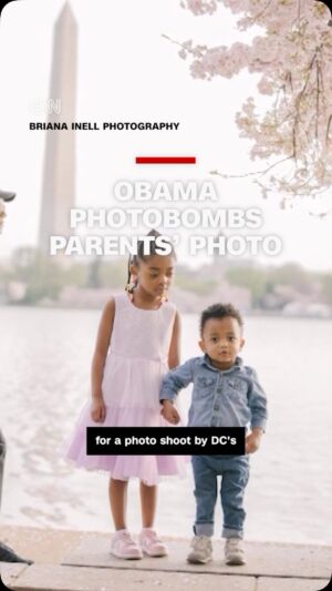 Laura Coates Instagram - Can you even imagine?!?! Got a chance to talk to these beautiful parents about a fun moment! ❤️ ❤️ ❤️ 

#goodnews #family #cherryblossom #blacklove #dc #spring