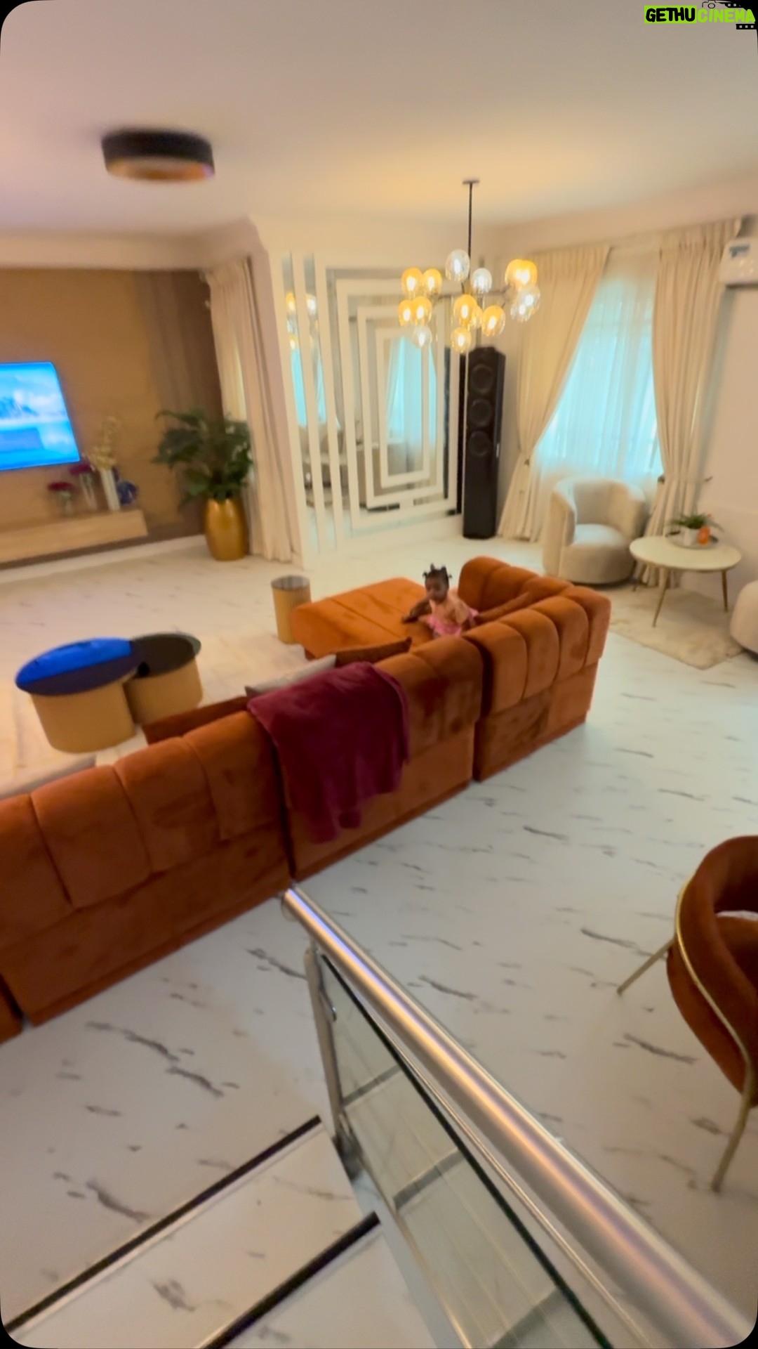 Laura Ikeji - 10.5K Likes - We recently redesigned our home, we aren't done yet but we getting there. I wanted simple n clean n a lot of space for kids to run around and @hnk_interiors has delivered. Just a lil finishing touches n it will be ready.