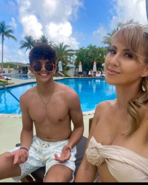 Leila Ciancaglini Instagram - Happy Birthday Bambino Ac Swadling @a.c.swadling Being a mother is a gift from God, and he gave me the most special son, he is the light of my life, he is so special, thank you my beautiful bambino I love you Leila Ciancaglini #happybirthday #acswadling #football