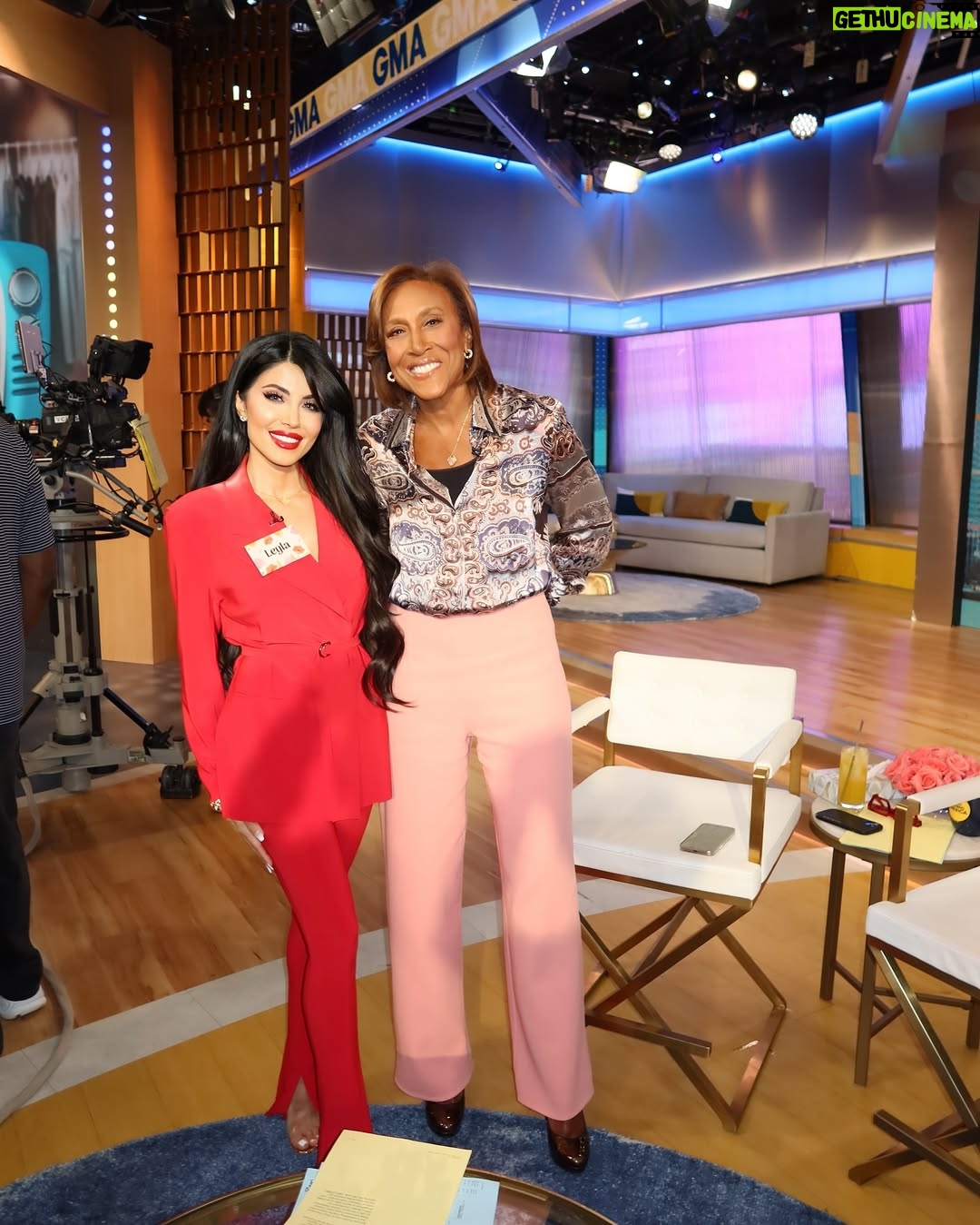 Leyla Milani - 7.4K Likes - So honored to be invited by @goodmorningamerica @gmadeals for a special Mother’s Day segment featuring @hairtamin ❤️ Shop the deals now at https://gmadeals.com Thank you @toryjohnson for having me!