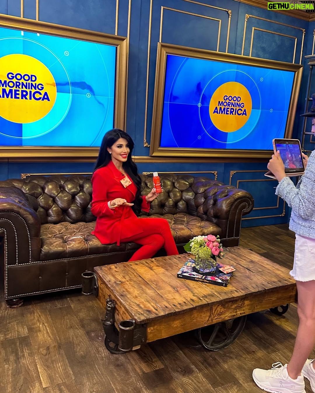 Leyla Milani - 7.4K Likes - So honored to be invited by @goodmorningamerica @gmadeals for a special Mother’s Day segment featuring @hairtamin ❤️ Shop the deals now at https://gmadeals.com Thank you @toryjohnson for having me!