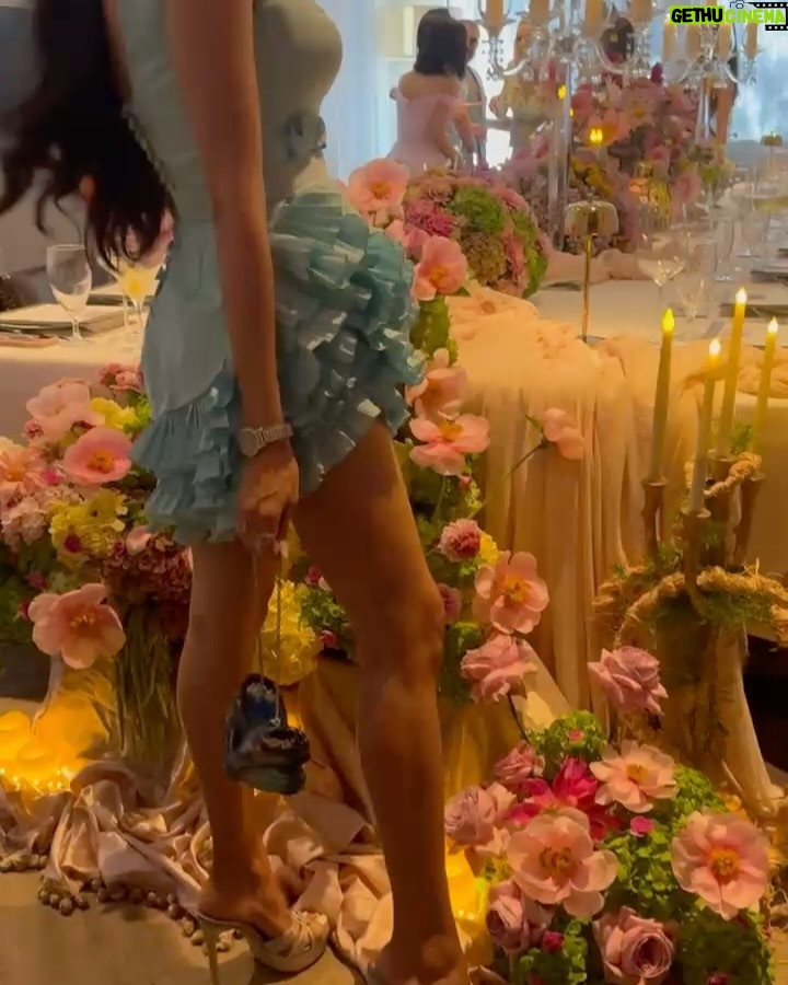 Leyla Milani - 20.6K Likes - Happiest bday to my Aries sister @leacouture ~ the most beautiful garden theme celebration last night. 💐
