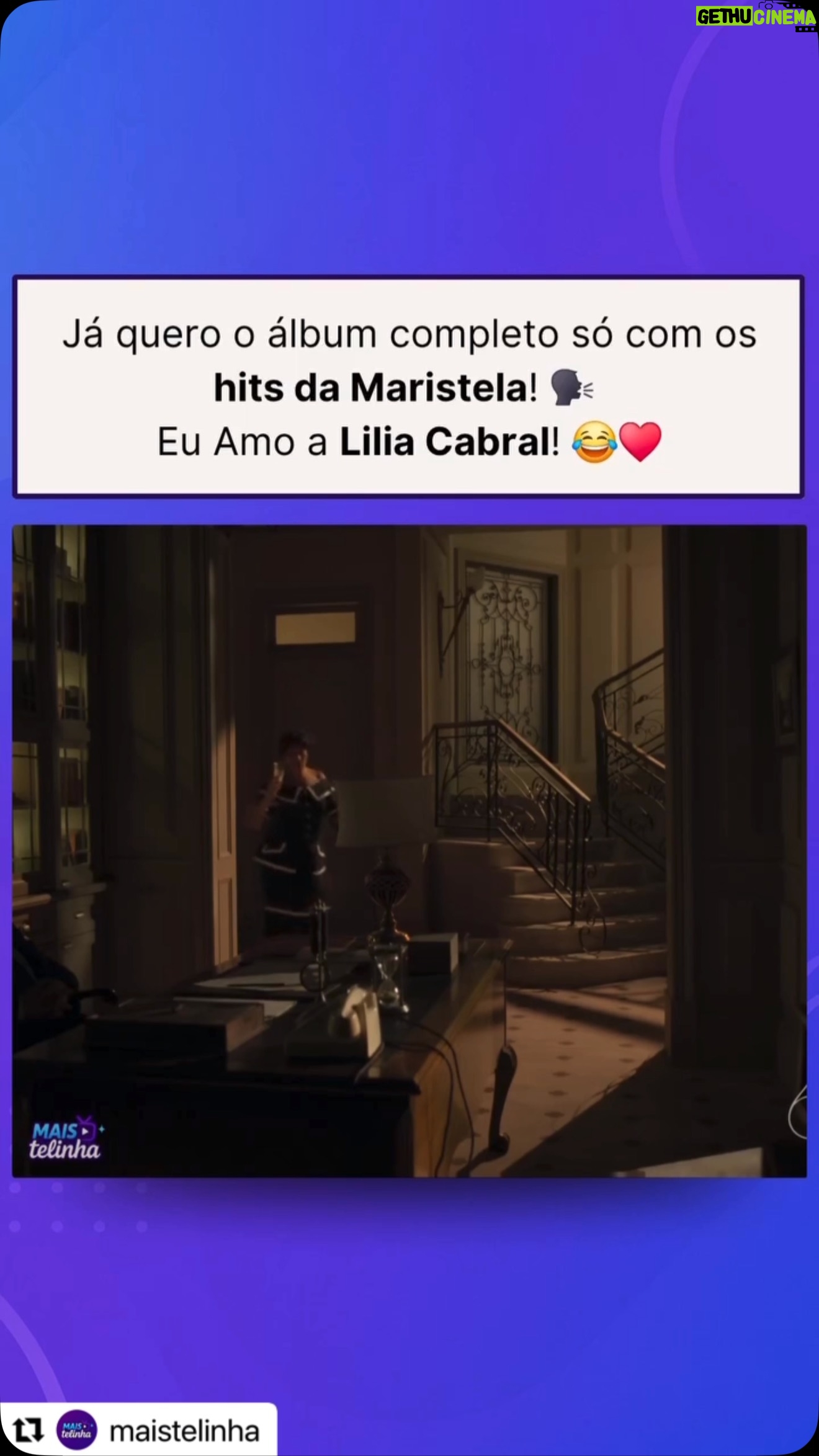 Lilia Cabral - 12.7K Likes - Queridos! Eu amo essa novela e a Maristela! Obrigada!!! Divirtam-se que a festa continua!!!!