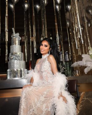 Lilly Ghalichi Instagram - A glimpse inside the details of my 42nd Disco 🪩 thank you to everyone that made it so special, I’m still on cloud 9 but I promise I’m almost done posting lol ❤️
Event: @detailsbyhaleh 
Dress: @waltercollection 
Flowers: @dushanflowers 
Cake: @maisondelafork 
Custom Signs: @glamsignia 
Photos: @victoriasirakovaphotographer
