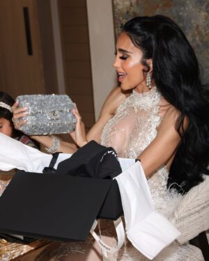 Lilly Ghalichi Instagram - A glimpse inside the details of my 42nd Disco 🪩 thank you to everyone that made it so special, I’m still on cloud 9 but I promise I’m almost done posting lol ❤️
Event: @detailsbyhaleh 
Dress: @waltercollection 
Flowers: @dushanflowers 
Cake: @maisondelafork 
Custom Signs: @glamsignia 
Photos: @victoriasirakovaphotographer
