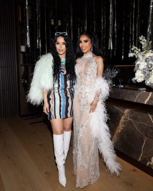 Lilly Ghalichi Instagram - Peace, Love and Pucci 🪩 a look inside at some of my beautiful friends at the Pucci Disco🕺
🪩 It was so special to have my daughter there for the first time! I love that she’s becoming my best friend.

Event: @detailsbyhaleh 
Dress: @waltercollection 
Flowers: @dushanflowers 
Cake: @maisondelafork 
Custom Signs: @glamsignia 
Photos: @victoriasirakovaphotographer