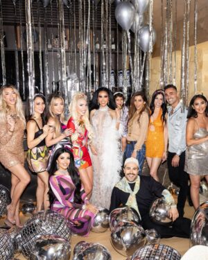 Lilly Ghalichi Instagram - Peace, Love and Pucci 🪩 a look inside at some of my beautiful friends at the Pucci Disco🕺
🪩 It was so special to have my daughter there for the first time! I love that she’s becoming my best friend.

Event: @detailsbyhaleh 
Dress: @waltercollection 
Flowers: @dushanflowers 
Cake: @maisondelafork 
Custom Signs: @glamsignia 
Photos: @victoriasirakovaphotographer