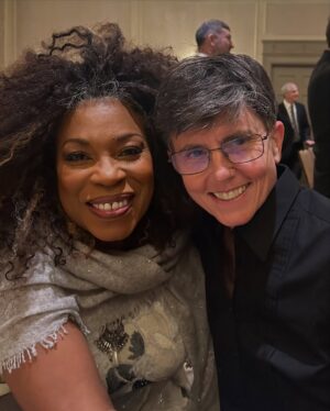 Lorraine Toussaint Instagram - Joined @thecreativecoalition on Capitol Hill yesterday to secure NEA funding for The Arts.

#artsday2025
#righttobeararts