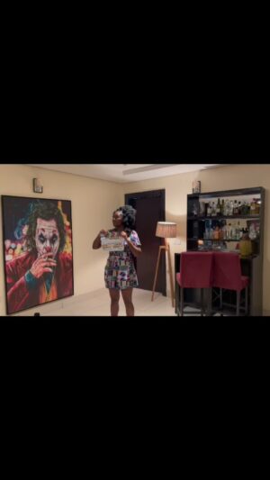 Lota Chukwu Instagram - Not me doing this thing like I haven’t been there where they’re slating over a 100 times before. 

My first slate 100 as a director…  definitely want to do more full length films. 

#myhappyplace thank you, November ❤️ you were indeed special.