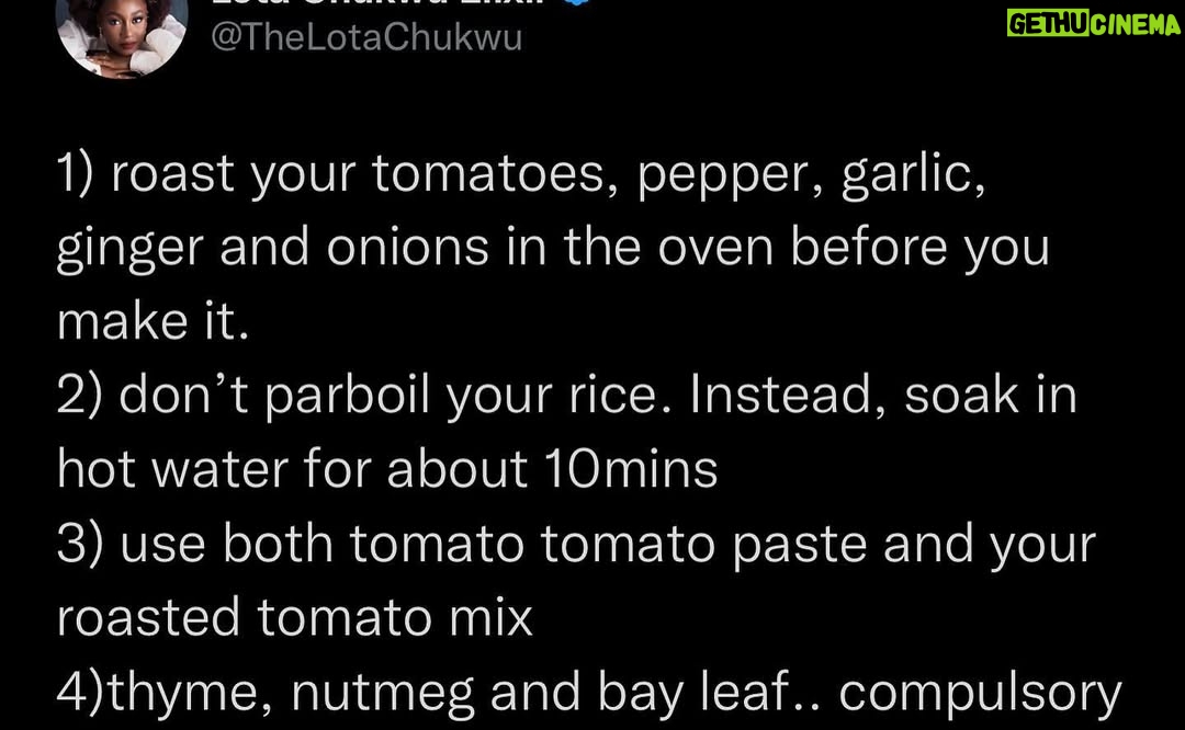 Lota Chukwu - 14.1K Likes - The only thing I enjoy more than learning is teaching… so here y’all go! You welcome.
Also, merry Christmas.