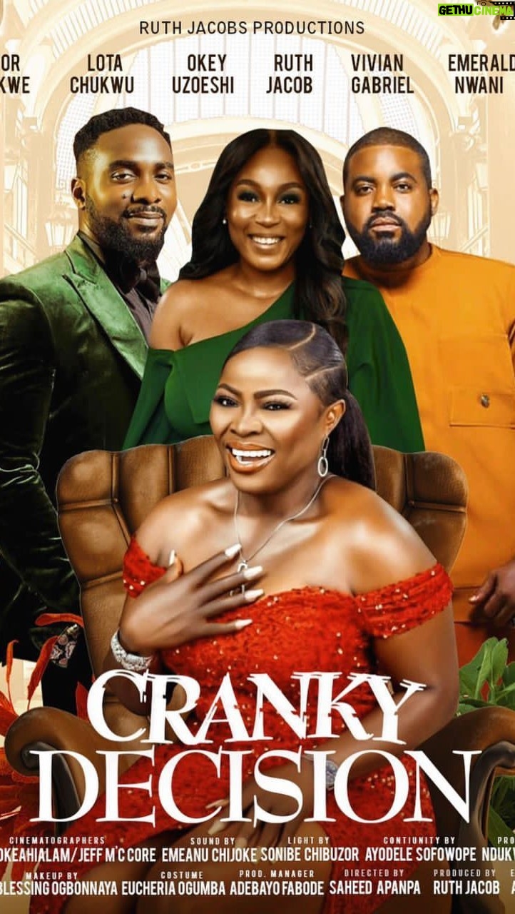 Lota Chukwu - 3.4K Likes - I had so much fun playing this character!!! And I got to do it with some of my favorite sparring partners!! Can’t wait for you all to see it ❤️
Now something special is coming from the stables of @ruthjacob1 productions. Anothwr saheed apanpa direction. Official poster. Starring @thelotachukwu @okeyuzoeshi @uzor.arukwe @ruthjacob1 @vivyan.gabriel @emeraldnwaniofficial Magic was made. The team @dominicokeahialam4 @jeff.privacy2 @therealblessing01 @officialmrchi @martins_concepts @dir_wao @ay_pablo2266