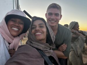 Madeleine Madden Instagram - And of course, the people who truly made the magic, our crew. 
It is the people you get to work with that is the  absolute joy of this job.

Whether it was 50 degree days in the desert or a frosty night shoot, our crew have always been in the trenches with us and gave their all. 

Regardless of what we were up against, their quality of work and care for us never faltered. 

@thewheeloftime  @primevideo 
#thewheeloftime