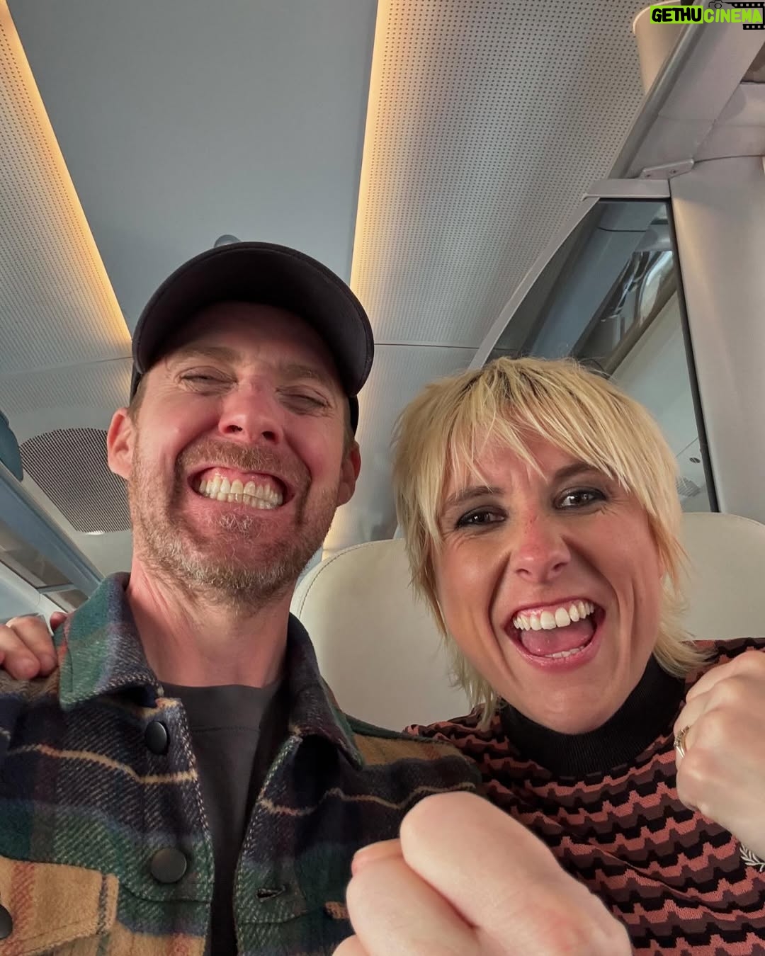 Maisie Adam - 12.9K Likes - When Leeds get promoted and then you share a train with a bloomin’ Kaiser Chief, all in the same 24hrs!! I PREDICT A RIOT BABYYYYYYYY 💙💛🤍