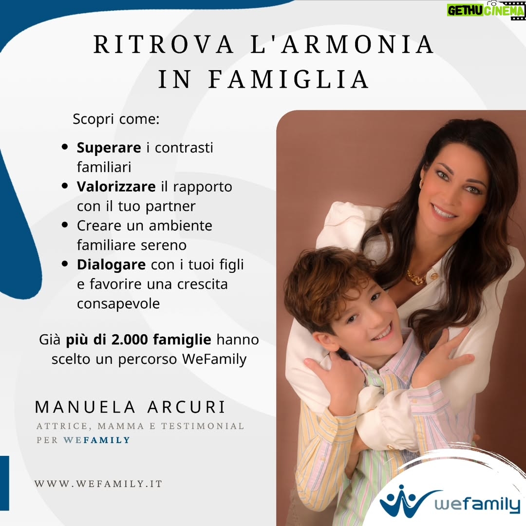 Manuela Arcuri - 464 Likes - ✨ Nuovo Anno, Nuovi Inizi: Ritroviamo l’Armonia Familiare! ✨
Il 2025 è appena cominciato, e quale momento migliore per riflettere su ciò che conta davvero? In WeFamily crediamo che l’armonia familiare sia il cuore di tutto: una famiglia serena è il punto di partenza per una vita felice. ❤️
Siamo entusiasti di iniziare questo nuovo anno con una compagna di viaggio davvero speciale: Manuela Arcuri, una supermamma che conosciamo come donna e professionista straordinaria. Manuela ha scelto di mettere la sua esperienza di mamma al servizio delle famiglie, condividendo il suo percorso con noi e sostenendo la nostra missione di aiutare i genitori a ritrovare serenità e armonia.
Ogni genitore affronta sfide uniche, ma non dobbiamo mai dimenticare che il cambiamento è possibile. Questo è il momento perfetto per fare il primo passo verso una nuova consapevolezza e costruire relazioni familiari più forti e serene.
👉 Contattaci oggi per una consulenza gratuita e scopri come possiamo aiutarti a iniziare questo 2025 con il piede giusto. Un piccolo passo oggi può fare una grande differenza domani: vai su www.wefamily.it.
🎉 Auguriamo a tutte le famiglie un anno pieno di amore, comprensione e armonia. Perché insieme possiamo costruire qualcosa di meraviglioso!
•
#WeFamily #ArmoniaFamiliare #SerenitàInFamiglia #GenitoriConsapevoli #SupportoFamiliare #ManuelaArcuriTestimonial #FamiglieFelici #CrescitaInsieme #NuoviInizi