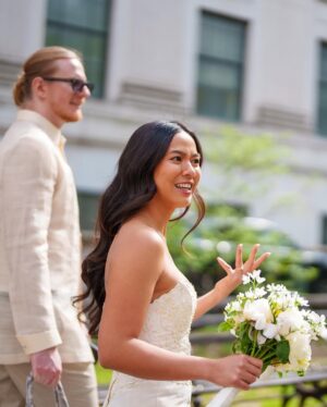 Mara Lopez Instagram - Way before we said "I do" in the Philippines we tied the knot in NY 💍⁣⁣ I love being married to you @thechandalier 💕Happy anniversary, Mahal!! 
⁣⁣
📷 by @craignisperos ⁣⁣
⁣⁣
#ChandlerGetsMarad #42424