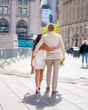 Mara Lopez Instagram - Way before we said "I do" in the Philippines we tied the knot in NY 💍⁣⁣ I love being married to you @thechandalier 💕Happy anniversary, Mahal!! 
⁣⁣
📷 by @craignisperos ⁣⁣
⁣⁣
#ChandlerGetsMarad #42424