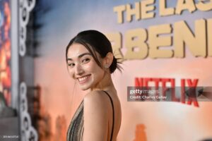 Maria Zhang Instagram - Avatar: The Last Airbender out on @netflix 2/22/2024 🪭 

Styling: @danielleandalix 
Hair & Makeup: @lynnlmakeup 
Dress: @gemymaalouf