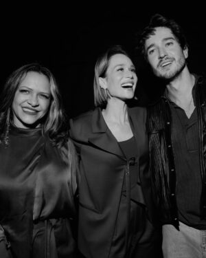 Mariana Ximenes Instagram - Lembrança desse dia especial com o lindo desfile da @misci__ do talentoso @aironmartin. ✨

@antoniofrajado 
@gustavozima 
@angel__moraes