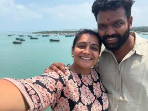 Meera Vasudevan Instagram - Rameshwaram delights: 
1) Pamban Bridge, APJ Kalam Memorial and Home
2) Stay at Residency Hotel, Rameshwaram 
3) Temples visited: 
Ramanathaswamy temple (Agni, 22 wells theertham)
Ramar Padam temple on the Gandanadana parvatam, Sakshi Hanuman temple 
Laxmaneshwar temple, Laxman theertham 
Panchamukhi Hanuman temple 
Ekantha Ramar temple, Amritha Vabi theertham
Kothandaramar temple
Thirupullani Sri Aadhi Jagannatha Perumal Temple 
#rameshwaram #rameshwaramtemples #historictemplesoframeshwaram #historictemples #meeravasudevan #meeravasudev #vipinputhiyankam #pambanbridge #firstweddingsnniversary #residencyrameswaram #residencyhotel #residencyhotelrameshwaram