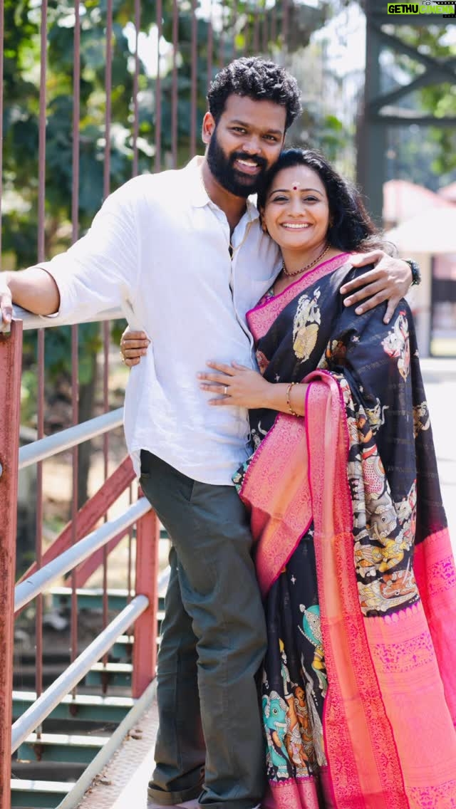 Meera Vasudevan - 5.4K Likes - Happy 1st Wedding Anniversary to us @vipin.puthiyankam 
Every moment with you I grow cooler and calmer , more able to take myself less seriously and love our son more fully.. you make an excellent husband, a fun super dad and you still remain the glue that makes our family stick… 
Meanwhile I can only say what’s so obvious, every moment with me, you just grow more and more… gray hair 😂
I love you my dear V.. I pray for years of laughing together and celebrating life together 🩷 
#firstweddinganniversary #meeravasudevan #vipinputhiyankam