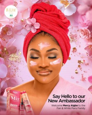 Mercy Aigbe Instagram - A new era of glow begins.💫💖✨✨
We’re beyond thrilled to welcome the iconic Mercy Aigbe @realmercyaigbe as the official face of the F&W MIX Ready 2 Glow Range.
Bold. Radiant. Unapologetically confident—just like our skincare.👌

This isn’t just an announcement.❤️
It’s a celebration of skin, spirit, and everything in between.

#GlowWithMercy #FWMixAmbassador #MixYourGlow #FairAndWhiteParis #RadianceRedefined #SkinWithPresence Exclusively by #FwParis - France🇫🇷