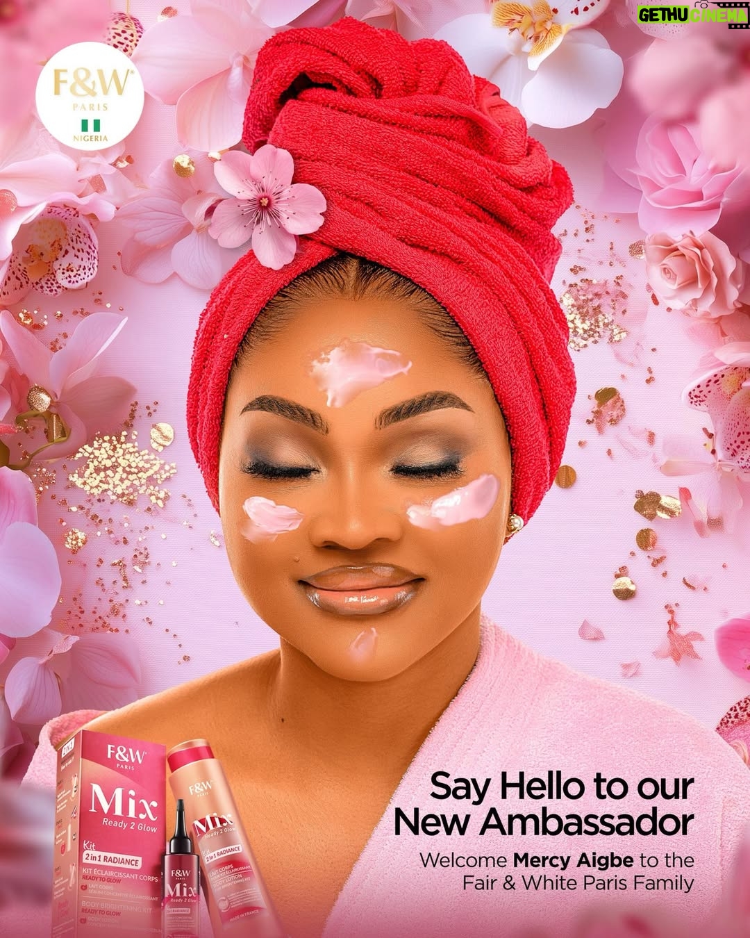Mercy Aigbe - 4.3K Likes - A new era of glow begins.💫💖✨✨
We’re beyond thrilled to welcome the iconic Mercy Aigbe @realmercyaigbe as the official face of the F&W MIX Ready 2 Glow Range.
Bold. Radiant. Unapologetically confident—just like our skincare.👌
This isn’t just an announcement.❤️
It’s a celebration of skin, spirit, and everything in between.
#GlowWithMercy #FWMixAmbassador #MixYourGlow #FairAndWhiteParis #RadianceRedefined #SkinWithPresence Exclusively by #FwParis - France🇫🇷
