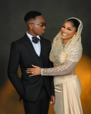 Mercy Aigbe Instagram - JP 2025, White Wedding Ready with my Boo @olajuwon.gentry 😍😍

My outfit @beccaneedlesnstitches 

Juwon’s Shade @rhoncares 

#jp2025 part 7 fully loaded 💯💯

It’s about to be a Movie!!!!!!!!!!!!!!!!!!!!!