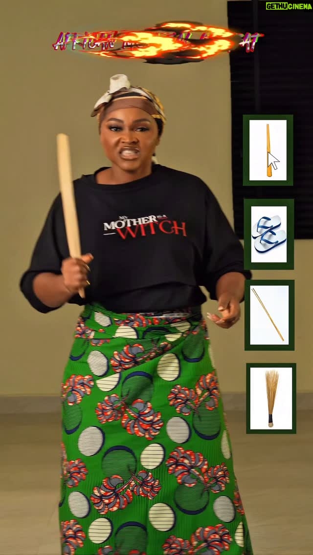 Mercy Aigbe - 40.5K Likes - Growing up with an African Mother which of these weapons were you disciplined with? 😁
I am sure a lot of us can relate! Especially first born daughters!!!
MY MOTHER IS A WITCH isn’t just a movie! It is so many people’s reality !!!!
About time we have this CONVERSATION!!!!
This movie will captivate you! It will blow your minds!!! You will love it 😍❤️
MARK YOUR CALENDARS!!!
MAY 23rd is the DATE ✅
Written & Directed by @niyi_akinmolayan
Executive Producer @efeirele
A MUST WATCH!!!! 💯💯💯💯💯💯