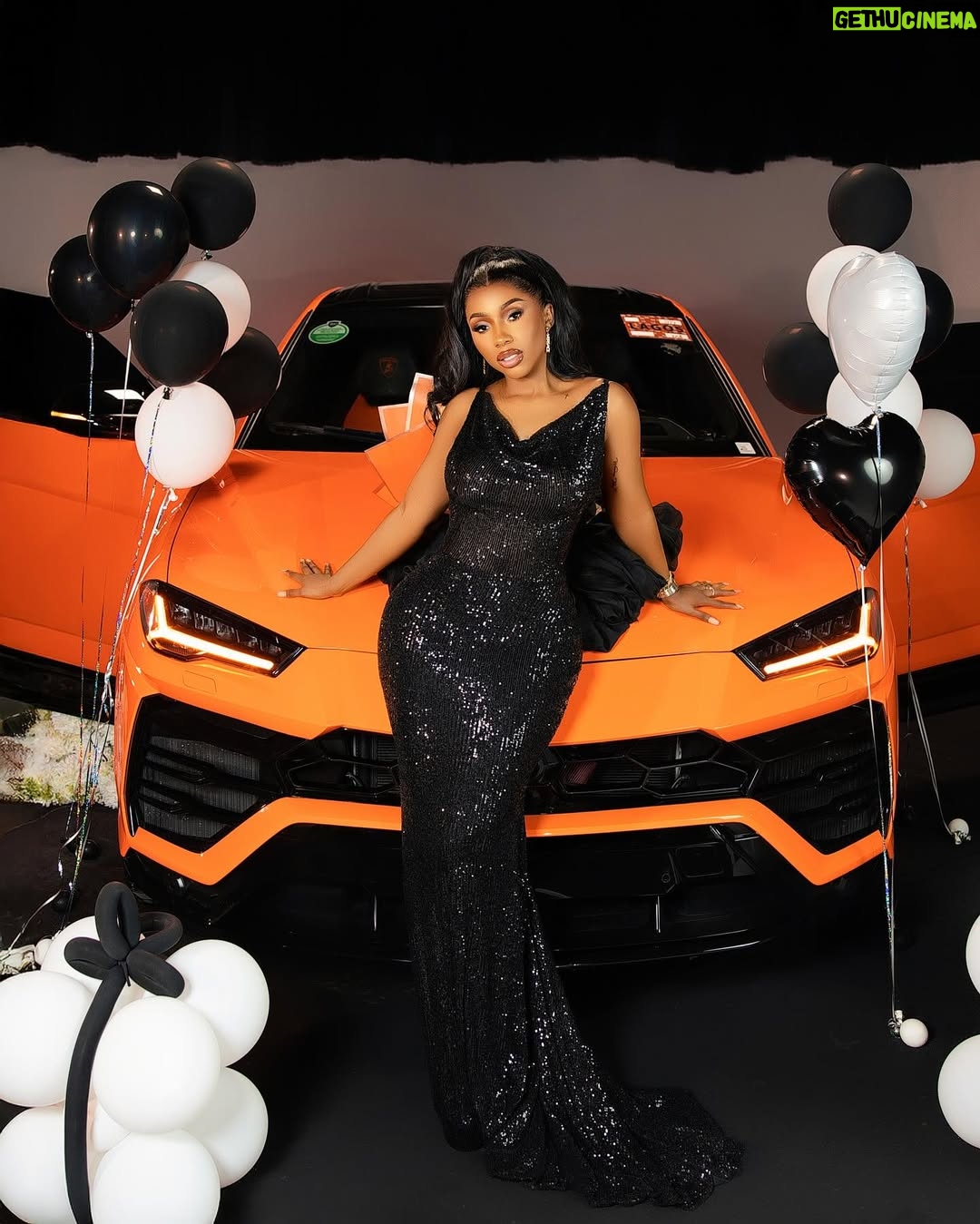Mercy Eke - 167.4K Likes - I’m stubbornly blessed and victorious, it’s not a debate 🧡🧡 #LamboInALambo
Decor @itsthepicnic 🖤
📸 @bangraphy
Lamborghini sourced by @jbautos_machines 🔥